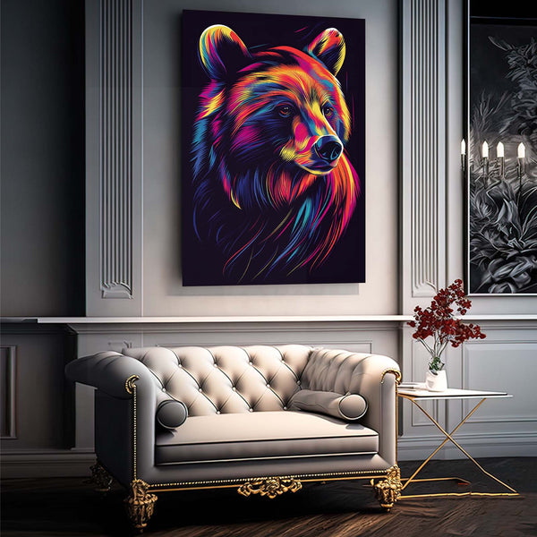 Vector Bear Wall Art