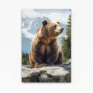 Vertical Bear Wall Art