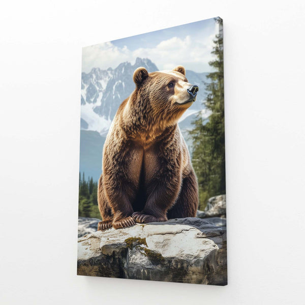 Vertical Bear Wall Art