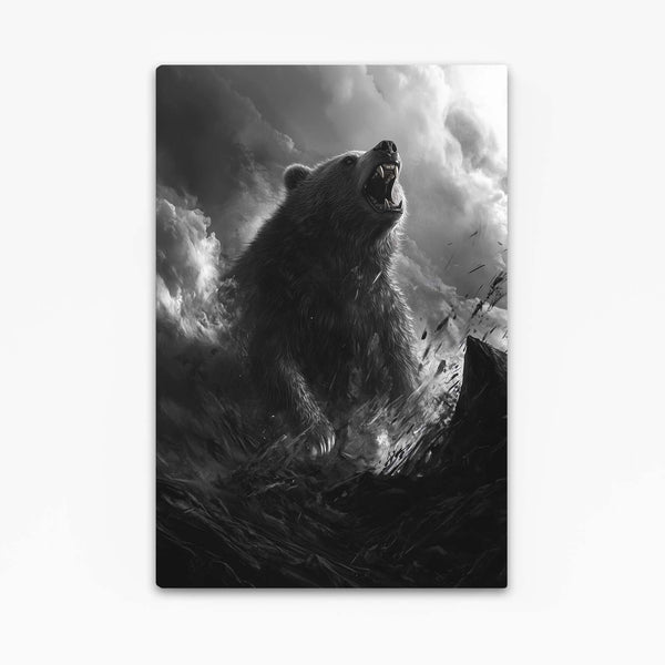 Vertical Bear Wall Decor