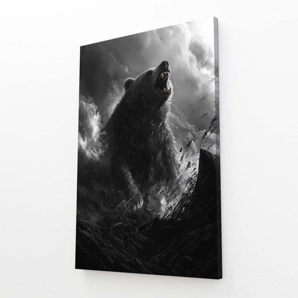 Vertical Bear Wall Decor