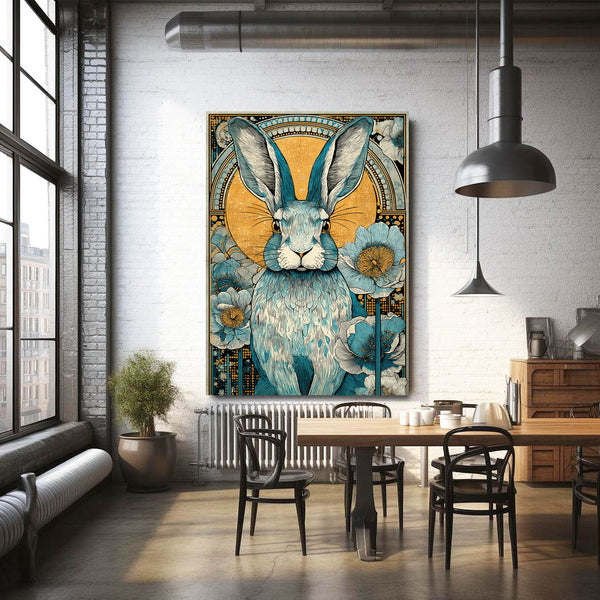 Vertical Bunny Rabbit Wall Art