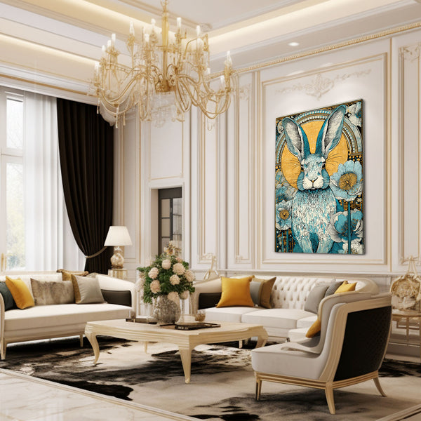 Vertical Bunny Rabbit Wall Art