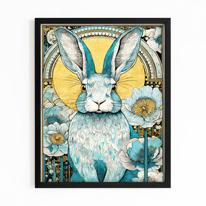 Vertical Bunny Rabbit Wall Art