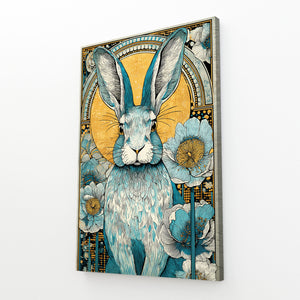 Vertical Bunny Rabbit Wall Art