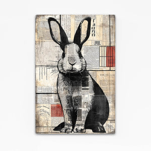 Vertical Bunny Wall Art