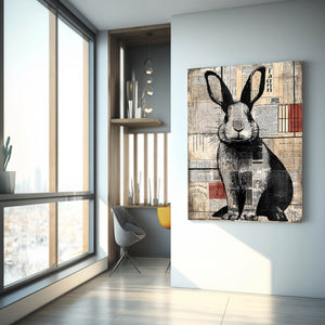 Vertical Bunny Wall Art