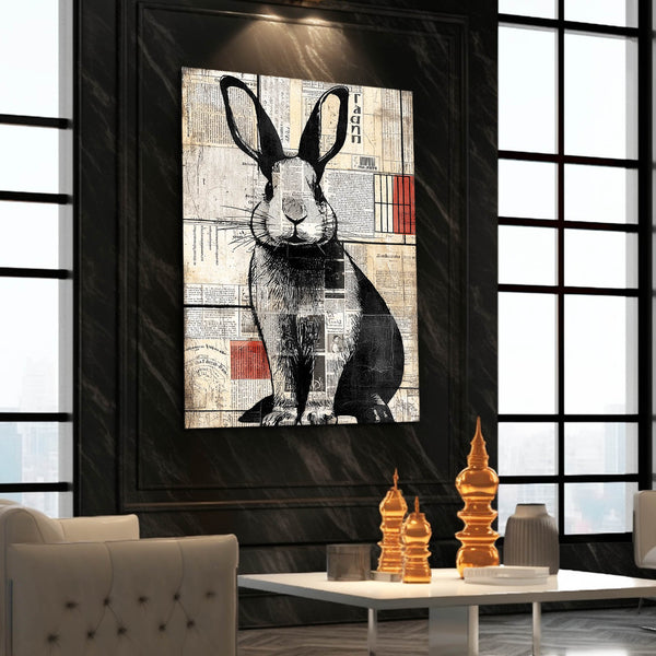 Vertical Bunny Wall Art