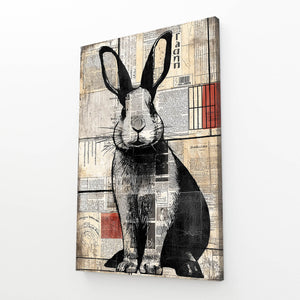 Vertical Bunny Wall Art