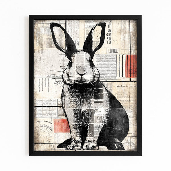 Vertical Bunny Wall Art