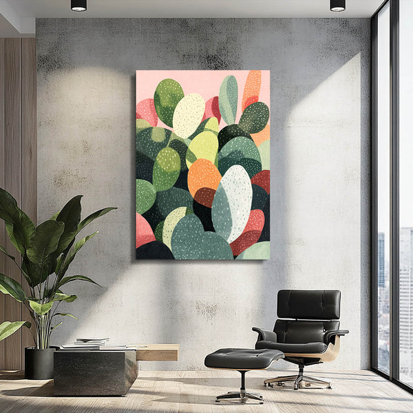 Vertical Cactus Art Print