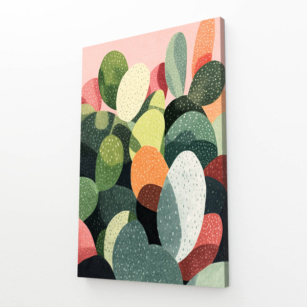 Vertical Cactus Art Print