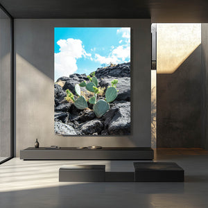 Vertical Cactus Art
