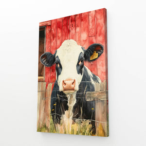 Vertical Cow Print
