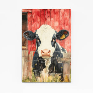 Vertical Cow Print