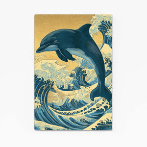 Vertical Dolphin Art