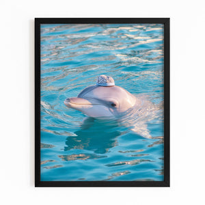 Vertical Dolphin Artwork
