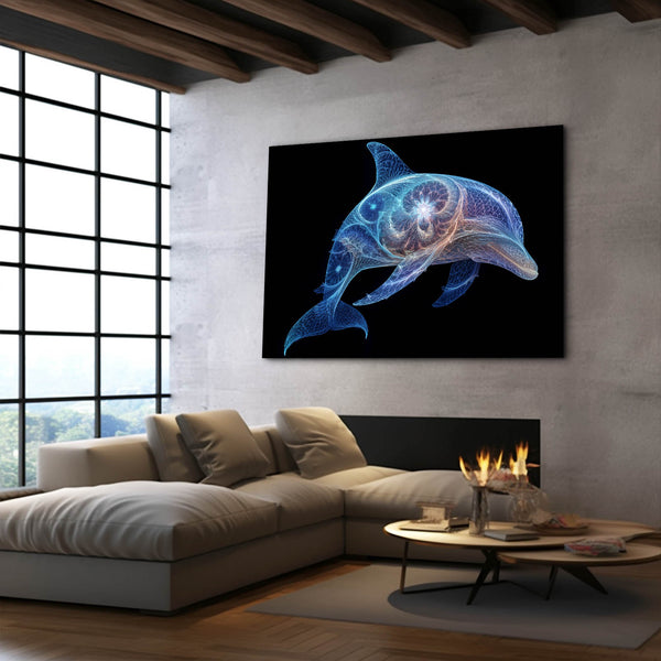 Vertical Dolphin Wall Art