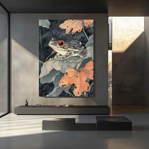 Vertical  Frog Artwork