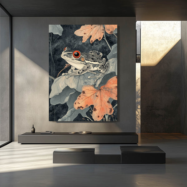 Vertical  Frog Artwork