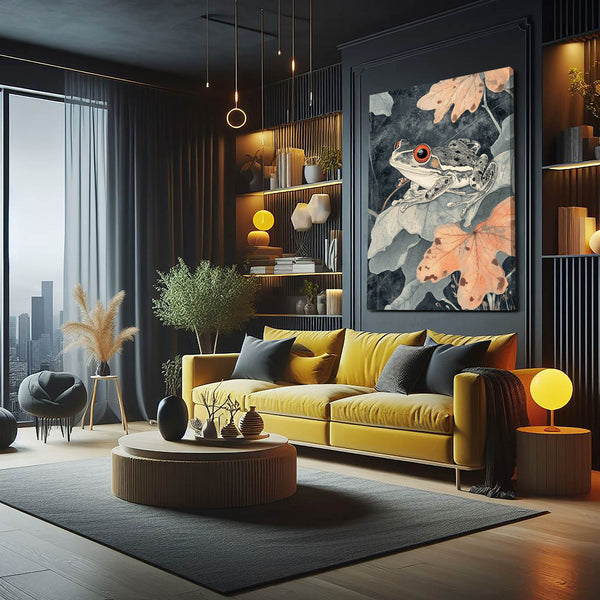 Vertical  Frog Artwork