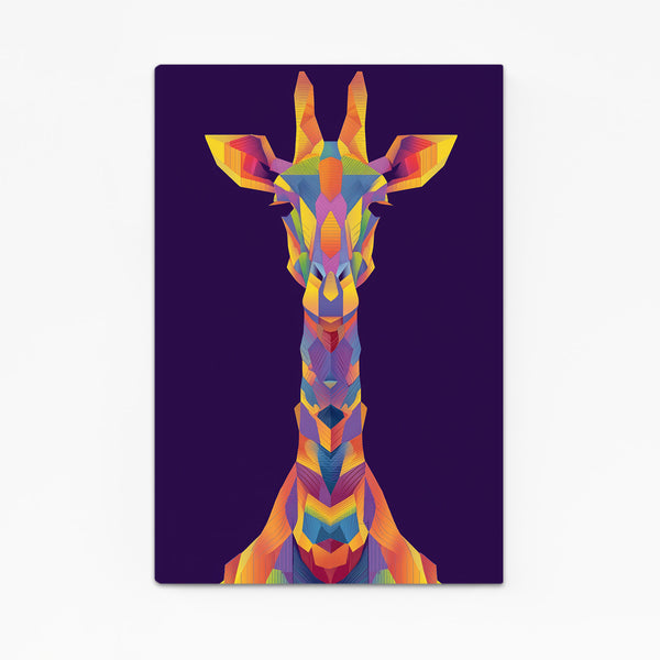 Vertical Giraffe Art