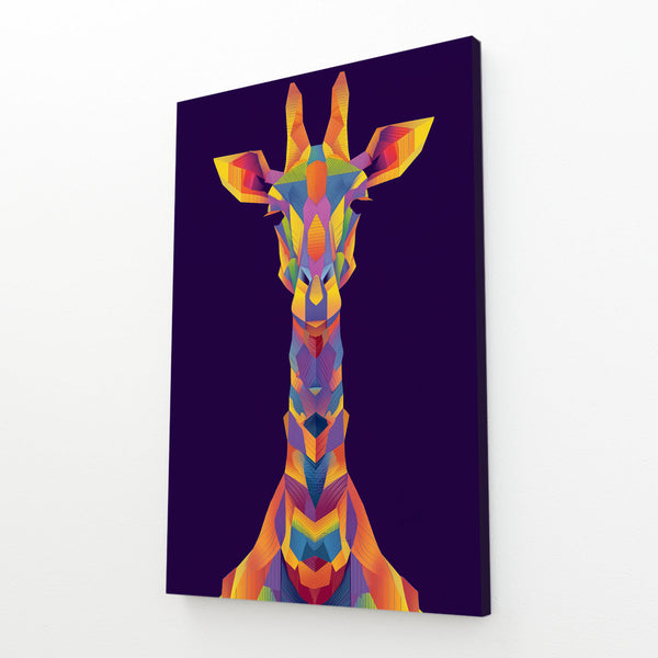 Vertical Giraffe Art