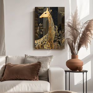 Vertical Giraffe Artwork