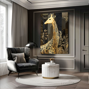 Vertical Giraffe Artwork