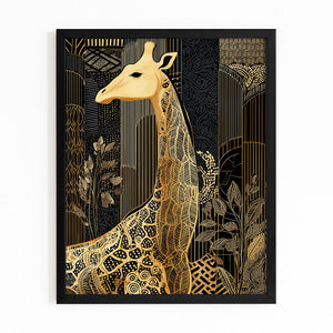Vertical Giraffe Artwork