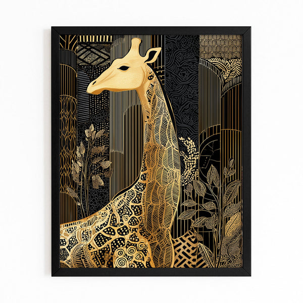 Vertical Giraffe Artwork