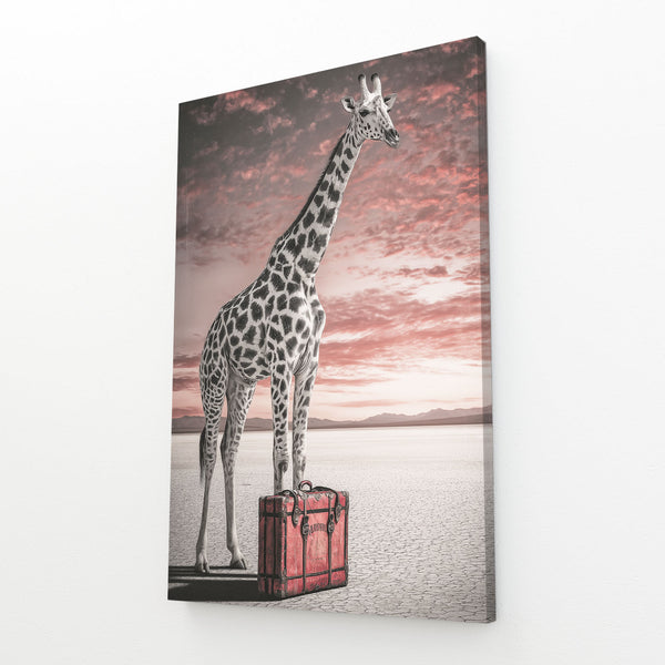 Vertical Giraffe Print