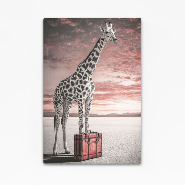 Vertical Giraffe Print