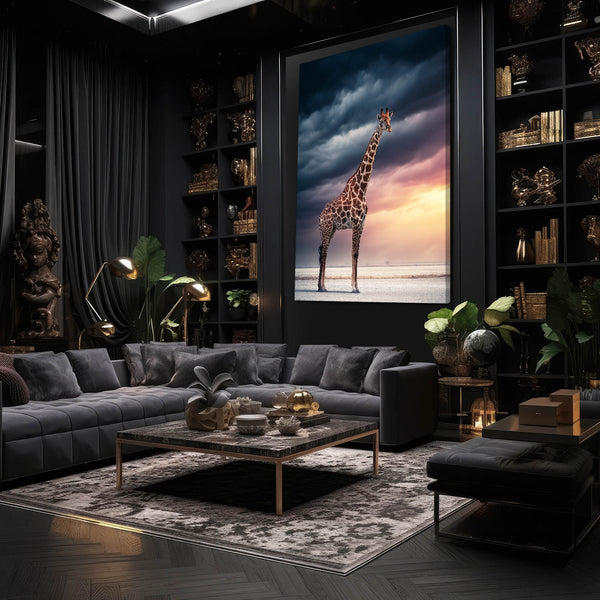 Vertical Giraffe Wall Art