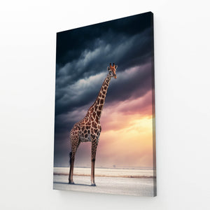 Vertical Giraffe Wall Art