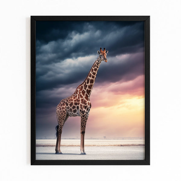 Vertical Giraffe Wall Art