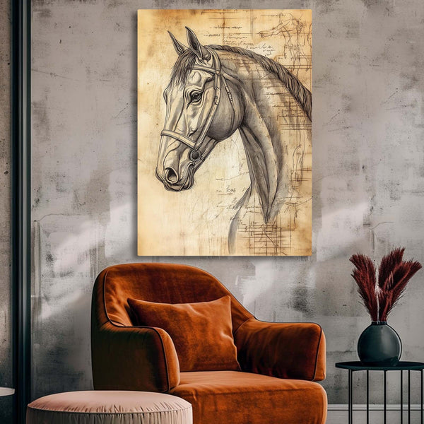 Vertical Horse Artwork