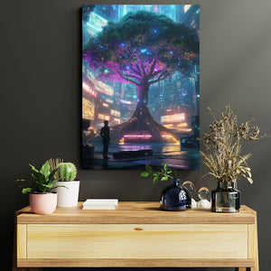 Vertical Large Tree Of Life Wall Art