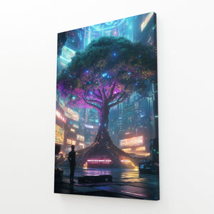 Vertical Large Tree Of Life Wall Art