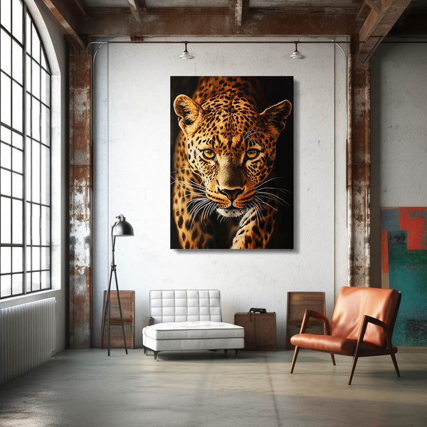Vertical Leopard Wall Art
