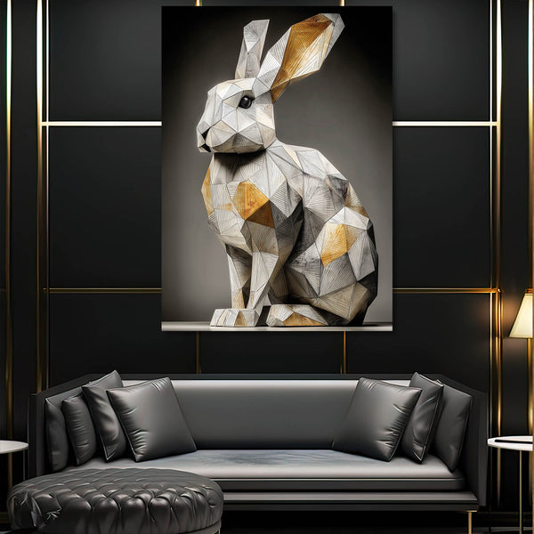 Vertical Rabbit Wall Art
