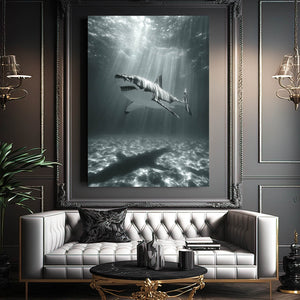 Vertical Shark Art