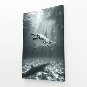 Vertical Shark Art
