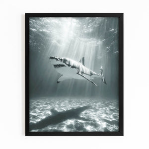 Vertical Shark Art