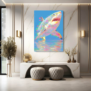 Vertical Shark Artwork
