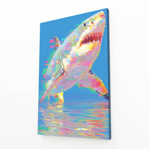 Vertical Shark Artwork