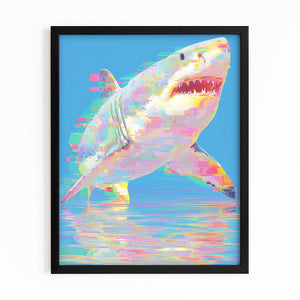 Vertical Shark Artwork