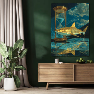 Vertical Shark Wall Art