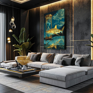 Vertical Shark Wall Art