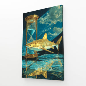Vertical Shark Wall Art